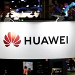 　華為技術（ファーウェイ）のロゴ＝２０２５年６月、パリ（ロイター＝共同）