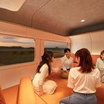 　新たな夜行特急列車「ルナ・アズール」の車内イメージ（ＪＲ東日本提供）