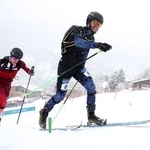 　ミラノ冬季五輪、山岳スキー男子スプリントの選手ら＝２月、イタリア・ボルミオ（ゲッティ＝共同）