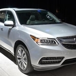 　２０１３年、ニューヨーク国際自動車ショーでホンダが公開したＳＵＶ「ＭＤＸ」（共同）