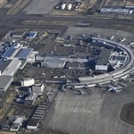 　新千歳空港＝北海道千歳市（共同通信社ヘリから）