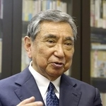 　河野洋平氏＝２０１６年８月、東京都港区