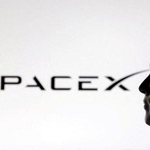　スペースＸのロゴ（ロイター＝共同）