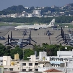 　沖縄県宜野湾市の米軍普天間飛行場＝２０２４年８月