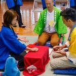　香川県琴平町で開かれた「第１回こんぴらふねふねお座敷世界大会」＝１３日午前
