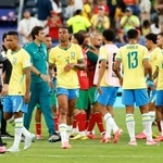 　モロッコと引き分けたブラジルイレブン＝ニューヨーク（共同）