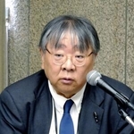 　記者会見する日本心臓移植学会の澤芳樹代表理事＝２０日午後、東京都千代田区
