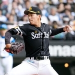 　日本ハム戦に先発し７回無失点で５勝目を挙げたソフトバンク・前田悠＝エスコンフィールド