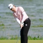 　練習ラウンドで最終調整する竹田麗央＝ヘーゼルティンナショナルＧＣ（共同）