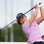 　第２ラウンド、通算７アンダーで２位の畑岡奈紗＝ヘーゼルティンナショナルＧＣ（共同）