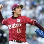 　オリックス戦に先発した楽天・岸＝ほっともっと神戸