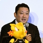 　バスケットボールＢリーグ新１部Ｂプレミアに参戦する三河の安斎竜三新監督＝３０日、愛知県刈谷市