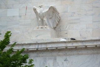 　米ＦＲＢの建物＝６月８日、ワシントン（ゲッティ＝共同）