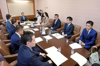 　衆院特別委の理事会＝１４日午前