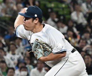 　ロッテ戦に先発した西武・平良＝ベルーナドーム