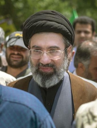 　イランの最高指導者モジタバ・ハメネイ師（ゲッティ＝共同）
