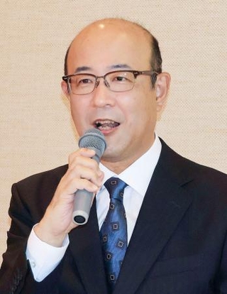 　インタビューに応じるトヨタ自動車の近健太社長