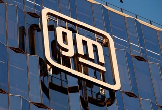 　ゼネラル・モーターズ（ＧＭ）のロゴ＝米デトロイト（ロイター＝共同）