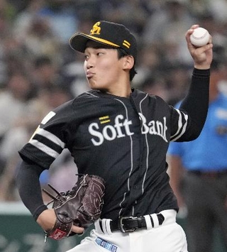 　西武戦に先発したソフトバンク・前田悠＝ベルーナドーム