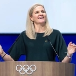 　ＩＯＣ総会に出席したコベントリー会長＝６月、ローザンヌ（Ｃｙｒｉｌ　Ｚｉｎｇａｒｏ／Ｋｅｙｓｔｏｎｅ提供・ＡＰ＝共同）