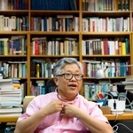 　「シオン教会」の創設者で牧師の金明日氏＝２０１８年８月、北京（ＡＰ＝共同）