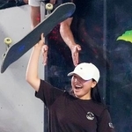 　スケートボード女子ストリート・ベストトリックで優勝した西矢椛＝幕張メッセ