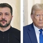 　ウクライナのゼレンスキー大統領（左）とトランプ米大統領（いずれもゲッティ＝共同）