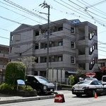 　４月、クマがとどまった仙台市青葉区の住宅街
