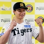 　オールスター戦のファン投票で選出された阪神・森下＝甲子園