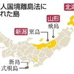 　改正有人国境離島法に追加された島