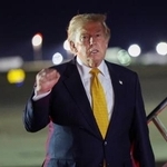 　トランプ米大統領＝８日（ゲッティ＝共同）