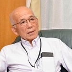 　インタビューに応じる元宮内庁長官の羽毛田信吾さん