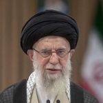 　イランの前最高指導者の故ハメネイ師（ゲッティ＝共同）