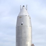 　小型実験機「ＲＶ-Ｘ」＝３月、秋田県能代市