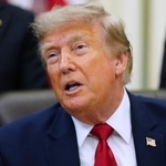 　１３日、ホワイトハウスで話すトランプ米大統領（ＡＰ＝共同）