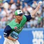 　巨人戦に先発したヤクルト・山野＝神宮