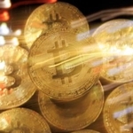 　代表的な暗号資産のビットコイン＝２０２４年１月９日（ゲッティ＝共同）