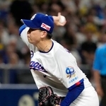 　阪神戦に先発し、２勝目を挙げた中日・中西＝バンテリンドーム