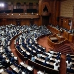　改正種苗法を可決、成立した参院本会議＝１７日午前