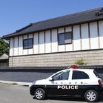 　栃木県上三川町で起きた強盗殺人事件の現場＝５月