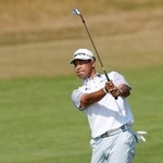 　第２ラウンド、通算１アンダーで３８位の松山英樹＝ロイヤルバークデールＧＣ（共同）