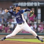 　楽天戦に先発した西武・高橋光＝楽天モバイルパーク