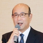 　インタビューに応じるトヨタ自動車の近健太社長