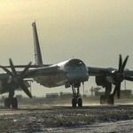 　長距離戦略爆撃機ツポレフ９５ＭＳ（ロシア国防省提供・タス＝共同）