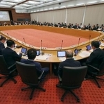 　全国都道府県議会議長会の総会＝２２日午後、東京都千代田区