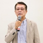 　津久井やまゆり園の殺傷事件に関するセミナーで基調報告する日本障害者協議会の藤井克徳代表＝２３日午後、国会