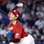 　７回に登板し、プロ初勝利を挙げた楽天・九谷＝ＺＯＺＯマリン