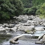 　鹿児島県霧島市の天降川＝１７日午後