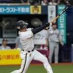 　９回オリックス１死一、二塁、太田が中前にサヨナラ打を放つ＝京セラドーム