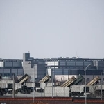 　韓国・平沢の米軍基地にある米国製防空システム「パトリオット」＝３月１０日（ロイター＝共同）